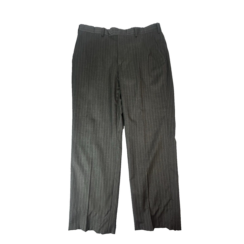 Brooks‎ Brothers Fitzgerald Gray Pinstripe Dress Pants W36 L42